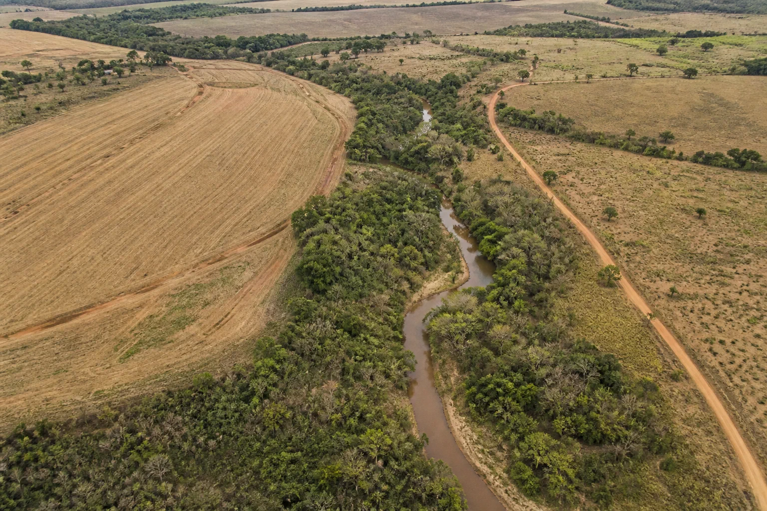 Período anterior da mesma região rural brasileira — Demonstração